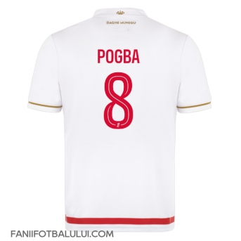 AS Monaco Paul Pogba #8 Tricou Fotbal Replică 2025-26 Barbati Acasa